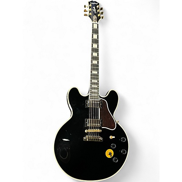 Used Epiphone BB King Lucille Ebony Hollow Body Electric Guitar