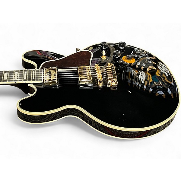 Used Epiphone BB King Lucille Ebony Hollow Body Electric Guitar