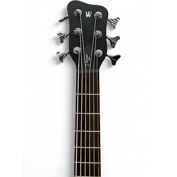 Used Warwick Pro Series Corvette Standard 6 String Natural Electric Bass Guitar