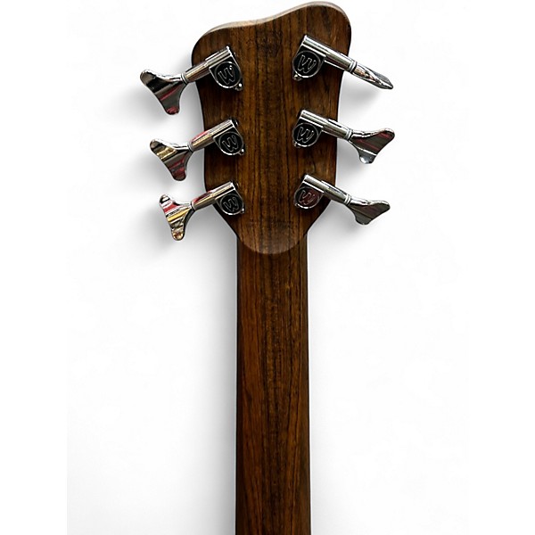 Used Warwick Pro Series Corvette Standard 6 String Natural Electric Bass Guitar