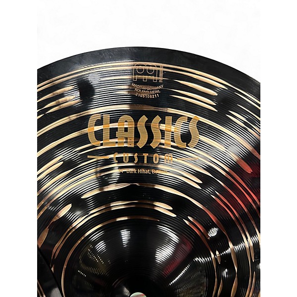 Used MEINL 14in Classics Custom Dark HiHat Pair Cymbal