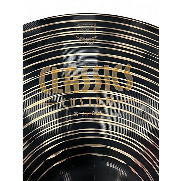 Used MEINL 20in Classics Custom Dark Crash Cymbal
