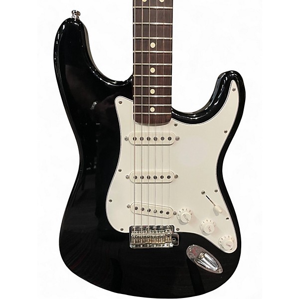 Used Fender Standard Stratocaster 50th Anniversary Black Solid Body Electric Guitar