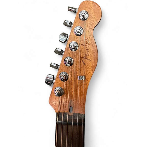 Used Fender Acoustasonic Standard Telecaster Honey Burst Solid Body Electric Guitar