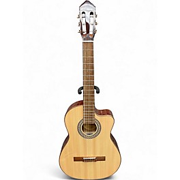 Used Lucero LC150SCE Natural Classical Acoustic Electric Guitar