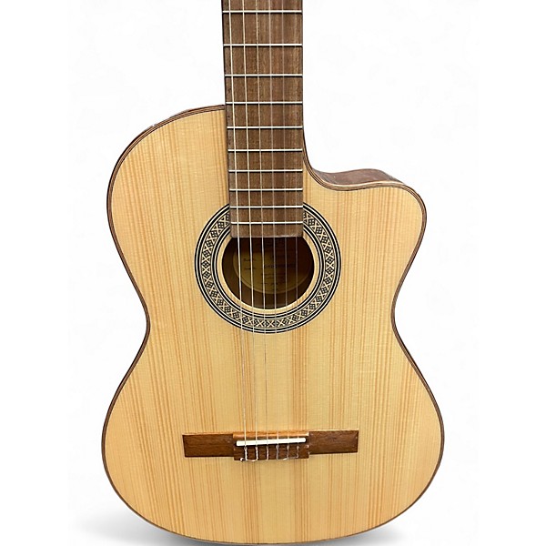 Used Lucero LC150SCE Natural Classical Acoustic Electric Guitar