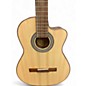 Used Lucero LC150SCE Natural Classical Acoustic Electric Guitar
