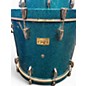 Used Pearl 8 Piece MASTER STUDIO KIT blue sparkle Drum Kit