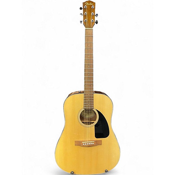 Used Fender CD-60 DREAD Antique Natural Acoustic Guitar
