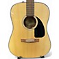 Used Fender CD-60 DREAD Antique Natural Acoustic Guitar