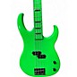 Used Dean Custom Zone 4-String NUCLEAR GREEN Electric Bass Guitar