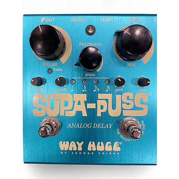 Used Way Huge Electronics WHE707 Supa Puss Delay Effect Pedal