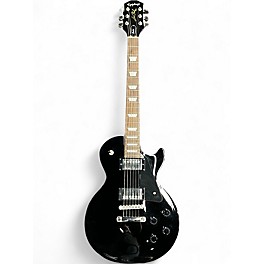 Used 2023 Epiphone Les Paul Studio Ebony Solid Body Electric Guitar