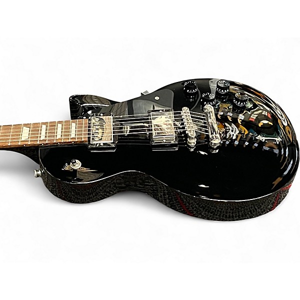 Used 2023 Epiphone Les Paul Studio Ebony Solid Body Electric Guitar