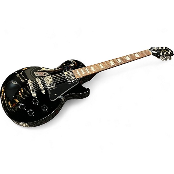 Used 2023 Epiphone Les Paul Studio Ebony Solid Body Electric Guitar