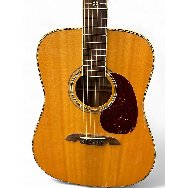 Used Alvarez MD60BG Dreadnought Natural Acoustic Guitar