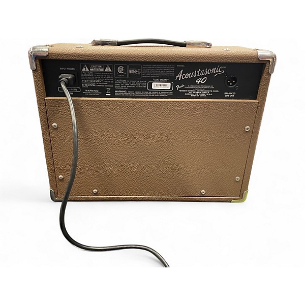 Used Fender Acoustasonic 40 Acoustic Guitar Combo Amp
