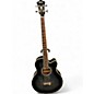 Used Ibanez AEB20E-TKS Trans Black Acoustic Bass Guitar thumbnail