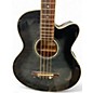 Used Ibanez AEB20E-TKS Trans Black Acoustic Bass Guitar