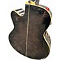 Used Ibanez AEB20E-TKS Trans Black Acoustic Bass Guitar