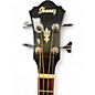 Used Ibanez AEB20E-TKS Trans Black Acoustic Bass Guitar
