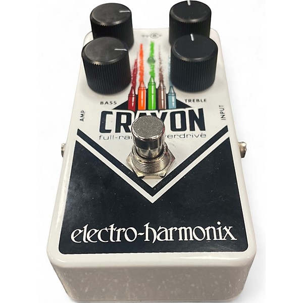 Used Electro-Harmonix Crayon Full Range Overdrive Effect Pedal