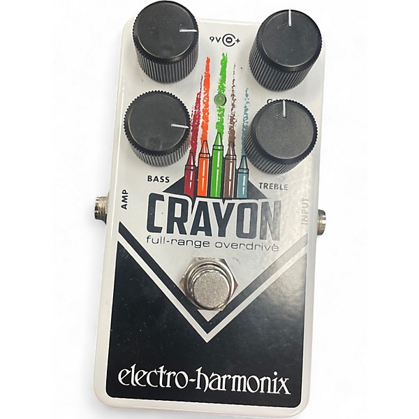 Used Electro-Harmonix Crayon Full Range Overdrive Effect Pedal
