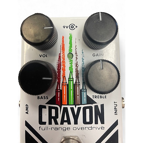 Used Electro-Harmonix Crayon Full Range Overdrive Effect Pedal