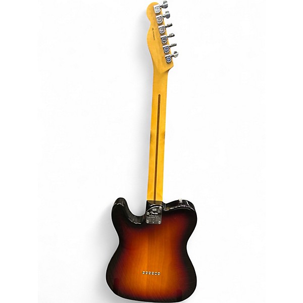 Used Fender American Professional II Telecaster 3 Color Sunburst Solid Body Electric Guitar