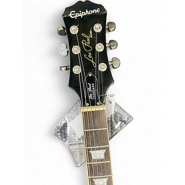 Used Epiphone Les Paul Standard Black Solid Body Electric Guitar