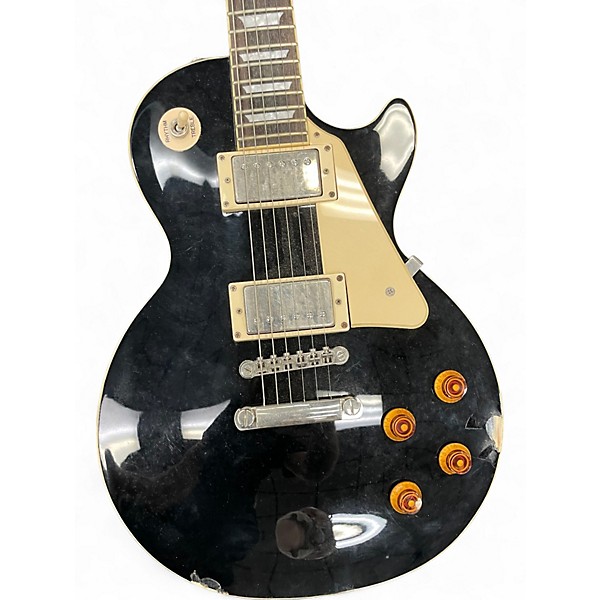 Used Epiphone Les Paul Standard Black Solid Body Electric Guitar