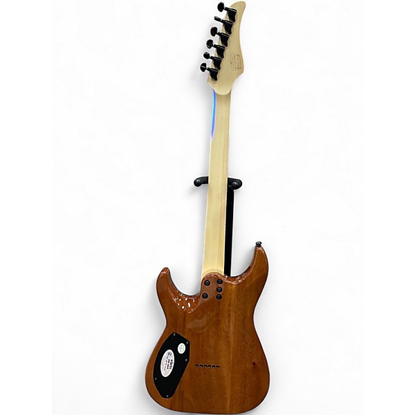 Used Schecter Guitar Research DIAMOND SERIES CR-6 AQUABURST Solid Body Electric Guitar