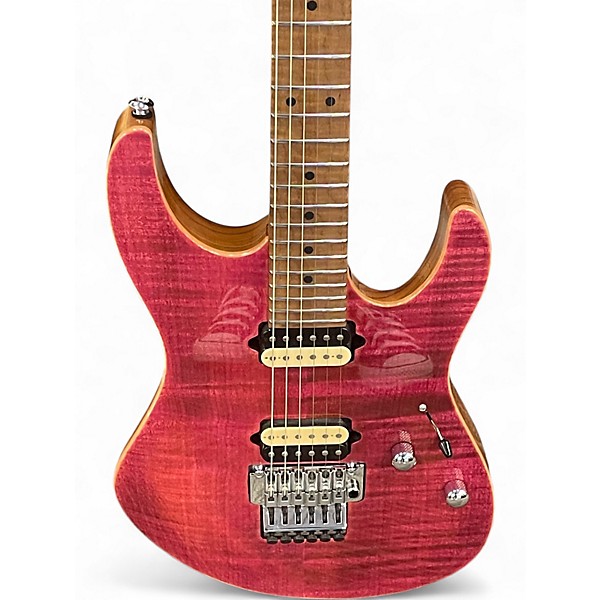 Used 2025 Suhr CUSTOM SHOP MODERN MAGENTA PINK STAIN Solid Body Electric Guitar