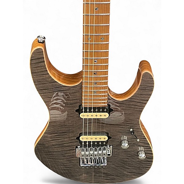 Used 2025 Suhr CUSTOM SHOP MODERN Trans Charcoal Solid Body Electric Guitar