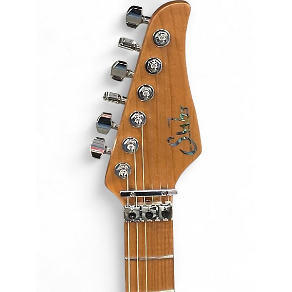 Used 2025 Suhr CUSTOM SHOP MODERN Trans Charcoal Solid Body Electric Guitar
