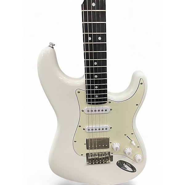 Used Donner SEEKER Antique White Solid Body Electric Guitar