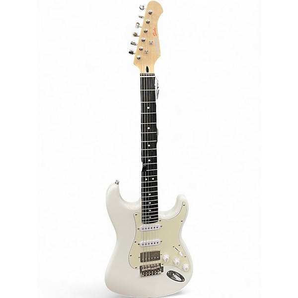 Used Donner SEEKER Antique White Solid Body Electric Guitar