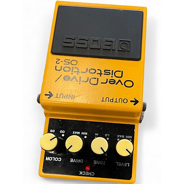 Used BOSS OS2 Overdrive Distortion Effect Pedal