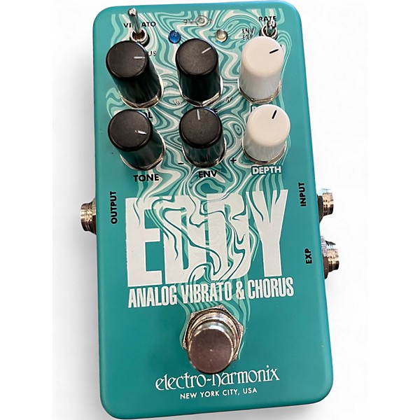 Used Electro-Harmonix EDDY ANALOG VIBRATO & CHORUS Effect Pedal