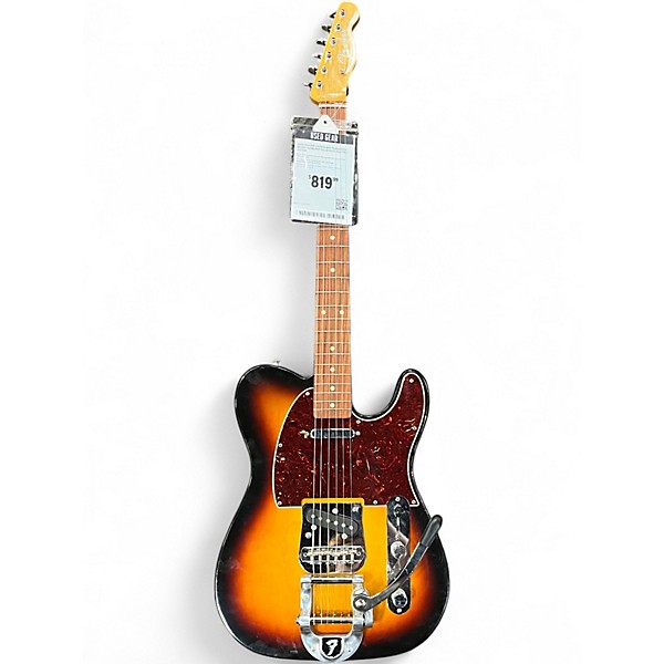 Used Fender Vintera 60s Telecaster Bigsby Sunburst Solid Body Electric Guitar