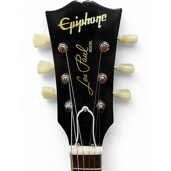 Used Epiphone  Inspired by Gibson Custom 1959 Les Paul Standard Aged Dark Burst Solid Body Electric Guitar