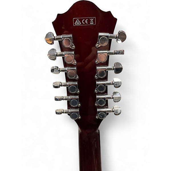 Used Ibanez AS7312 12 String Artcore TRANS CHERRY RED Hollow Body Electric Guitar