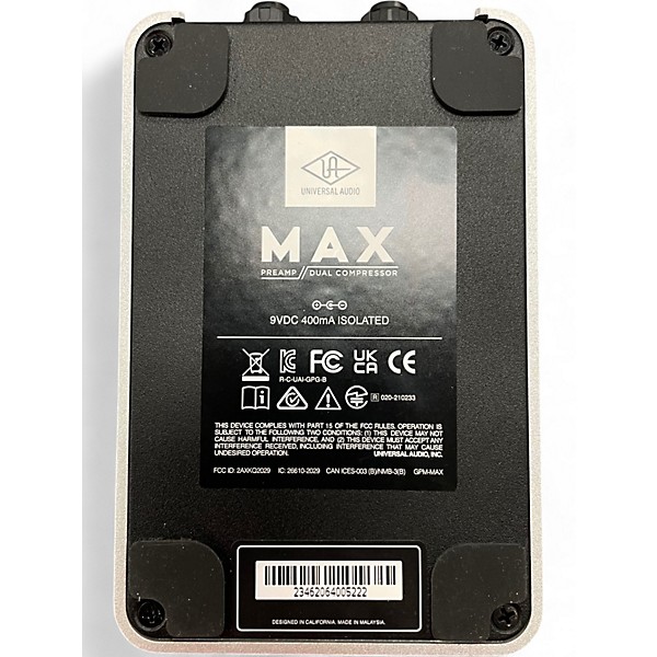 Used Universal Audio Max Effect Pedal