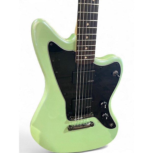 Used 2018 Squier Contemporary Active Jazzmaster HH Surf Pearl Solid Body Electric Guitar