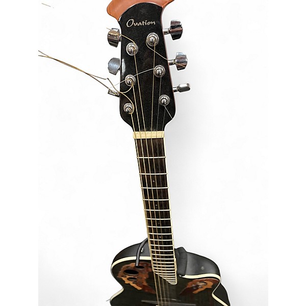 Used Ovation Celebrity CE48P 2 Tone Sunburst Acoustic Electric Guitar