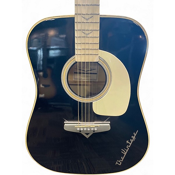 Used Esteban The Vintage Black Acoustic Electric Guitar