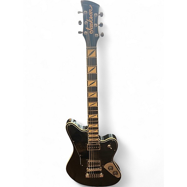 Used Jackson Lm-87 Satin Black Solid Body Electric Guitar