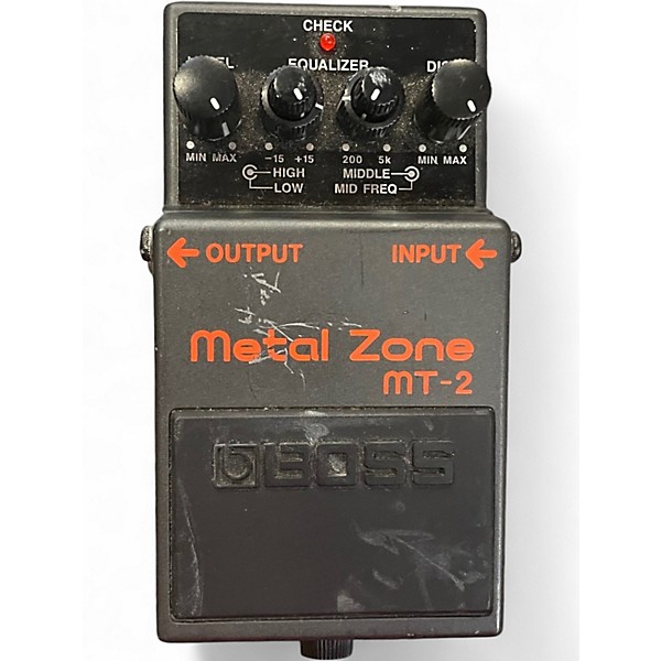 Used BOSS MT2 Metal Zone Distortion Effect Pedal