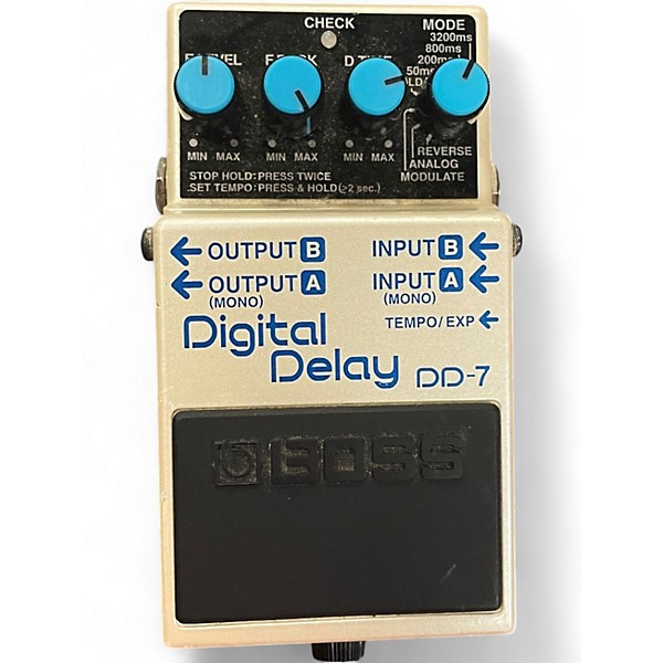 Used BOSS DD7 Digital Delay Effect Pedal