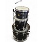Used Gretsch Drums 3 Piece USA Custom Black Oyster Drum Kit
